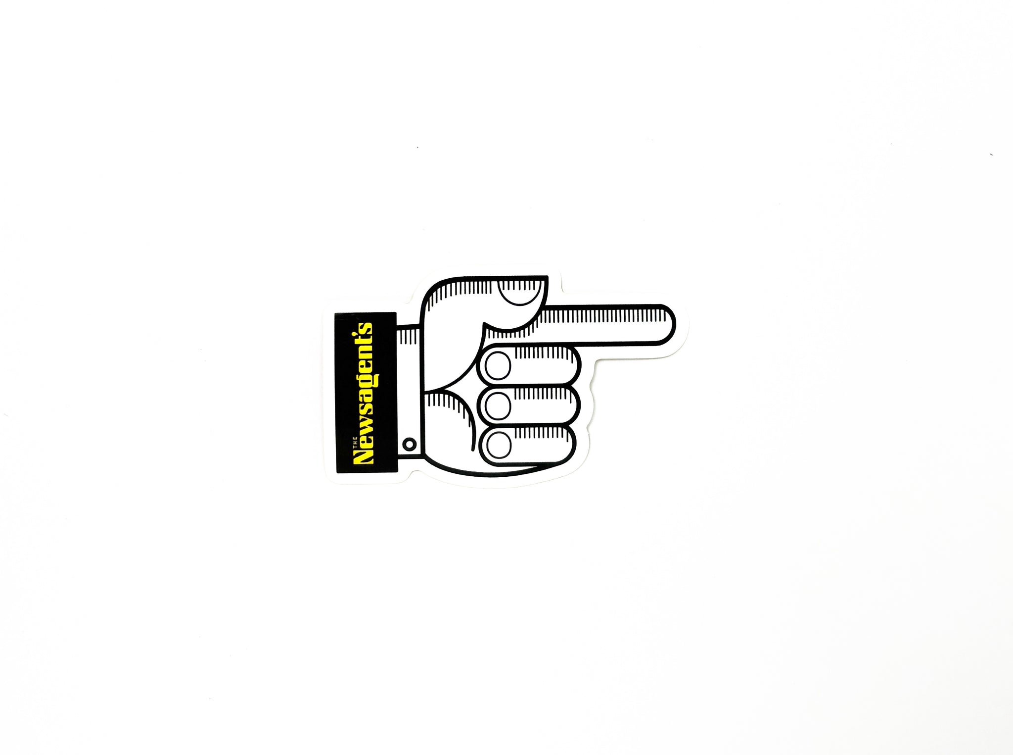 The Newsagent's Manicule Sticker