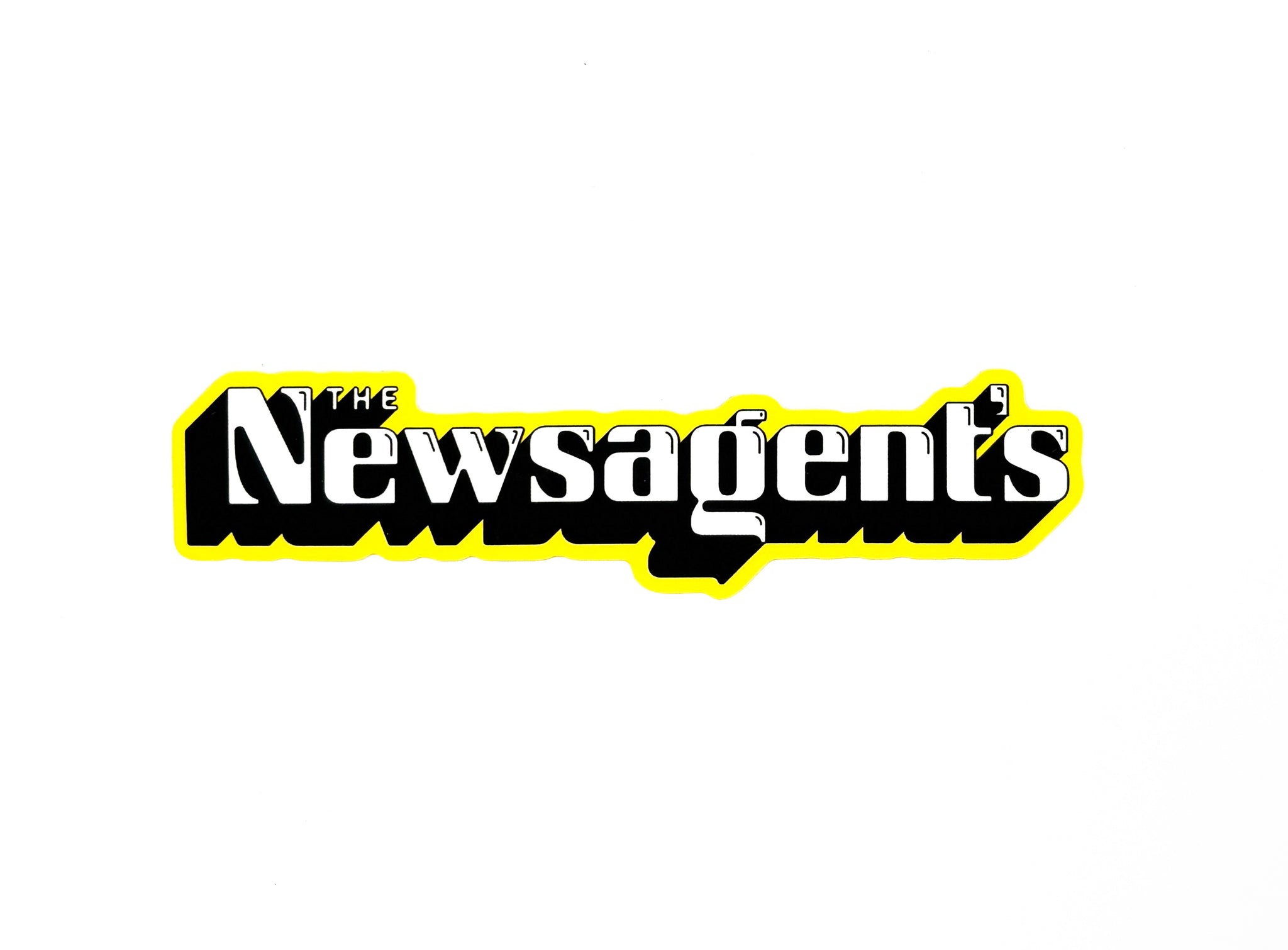 The Newsagent's Wordmark Sticker